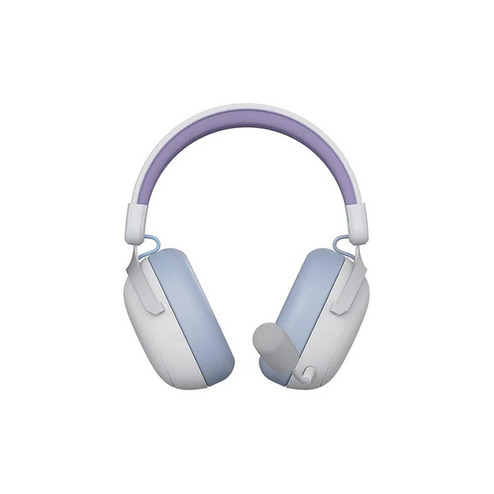 Bluetooth геймърски слушалки Ajazz AHM08 MAX Purple, White, Blue - Bluetooth, 2.4G - AJ-AHM08MAX-PWB