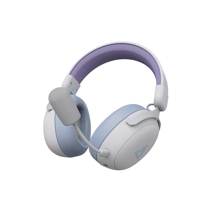 Bluetooth геймърски слушалки Ajazz AHM08 MAX Purple, White, Blue - Bluetooth, 2.4G - AJ-AHM08MAX-PWB