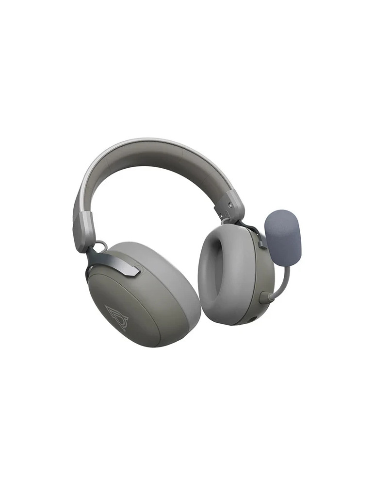 Bluetooth геймърски слушалки Ajazz AHM08 MAX Gray, White - Bluetooth, 2.4G - AJ-AHM08MAX-GW