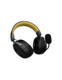Bluetooth геймърски слушалки Ajazz AHM08 MAX Black, Gray, Yellow - Bluetooth, 2.4G - AJ-AHM08MAX-BGY