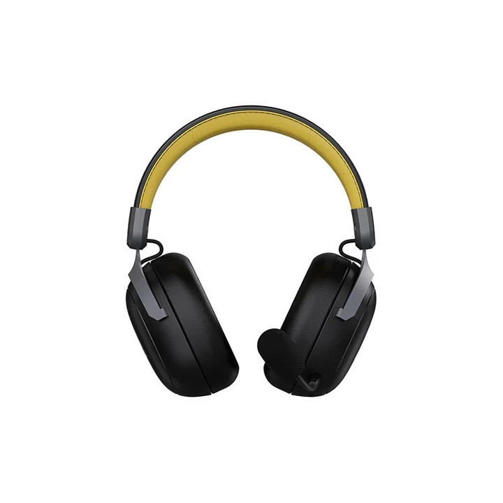 Bluetooth геймърски слушалки Ajazz AHM08 MAX Black, Gray, Yellow - Bluetooth, 2.4G - AJ-AHM08MAX-BGY