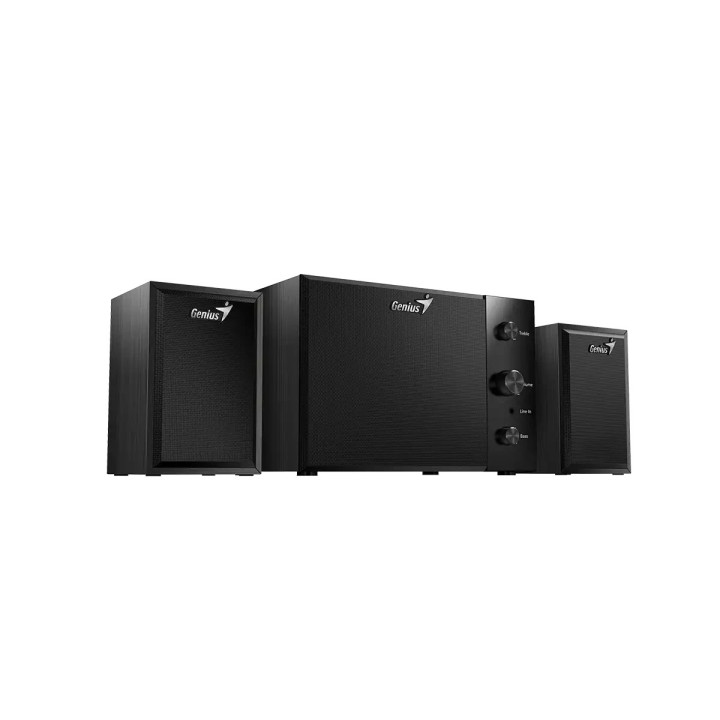 Тонколони Genius SW-2.1 350 - 15W RMS, Black - GENIUS-SW-2.1-350-BK