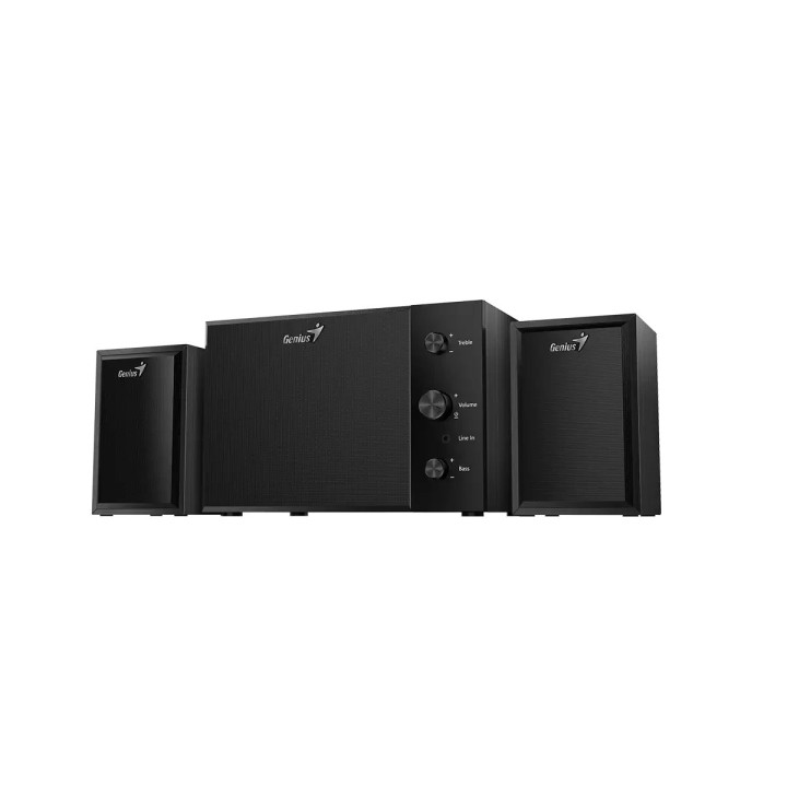 Тонколони Genius SW-2.1 350 - 15W RMS, Black - GENIUS-SW-2.1-350-BK