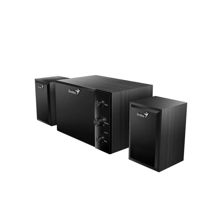 Тонколони Genius SW-2.1 350 - 15W RMS, Black - GENIUS-SW-2.1-350-BK