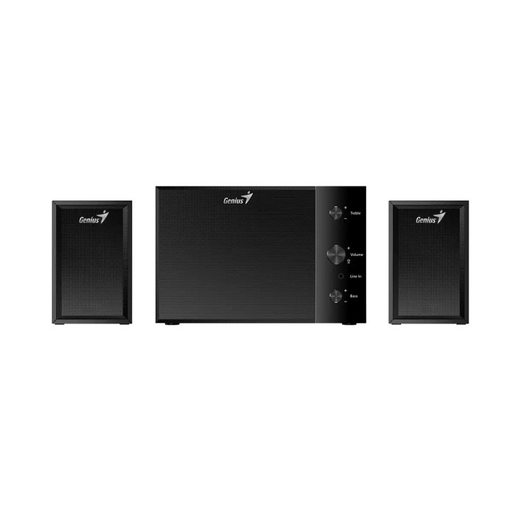 Тонколони Genius SW-2.1 350 - 15W RMS, Black - GENIUS-SW-2.1-350-BK