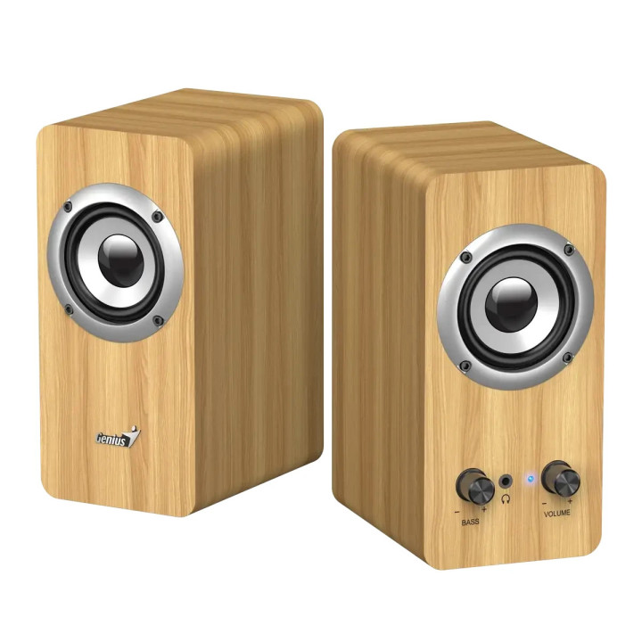 Тонколони Genius SP-HF400 - 10W RMS, Pine Wood - GENIUS-SP-HF400-PINE