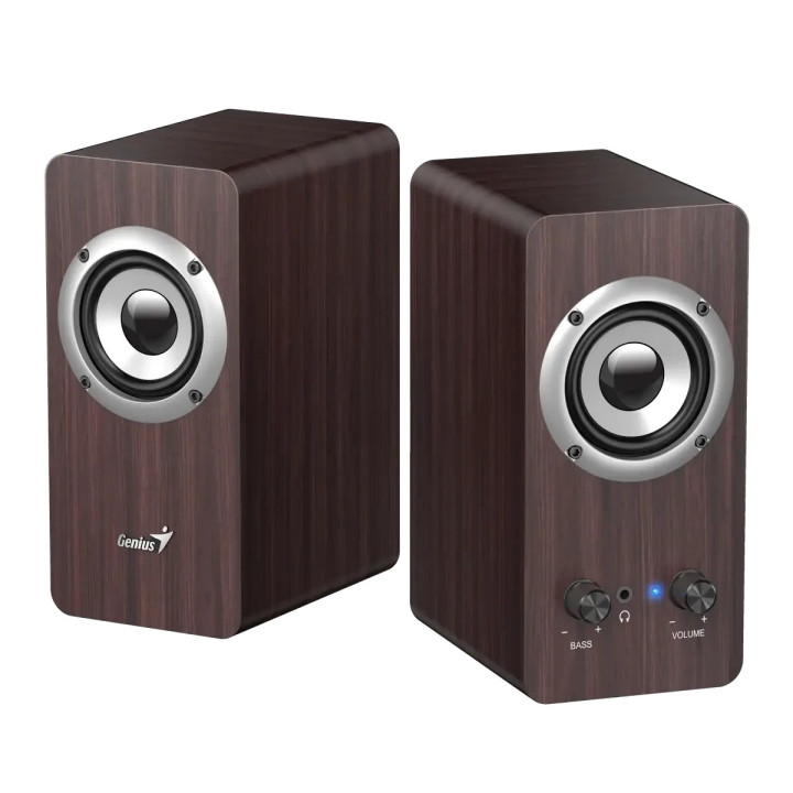 Тонколони Genius SP-HF400 - 10W RMS, Dark Brown - GENIUS-SP-HF400-DARK