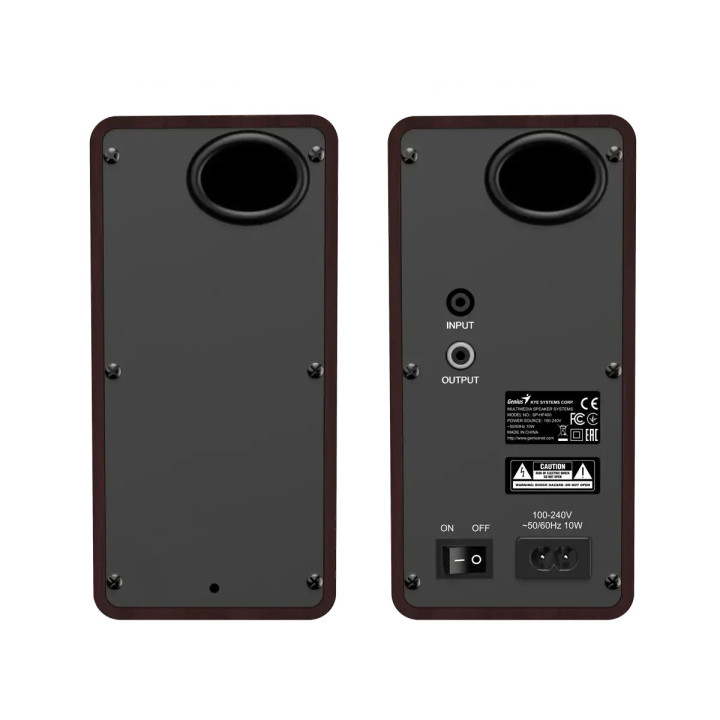 Тонколони Genius SP-HF400 - 10W RMS, Dark Brown - GENIUS-SP-HF400-DARK