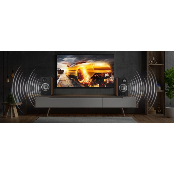 Тонколони Genius SP-HF1200B - 36W RMS, Wood - GENIUS-SP-HF1200B