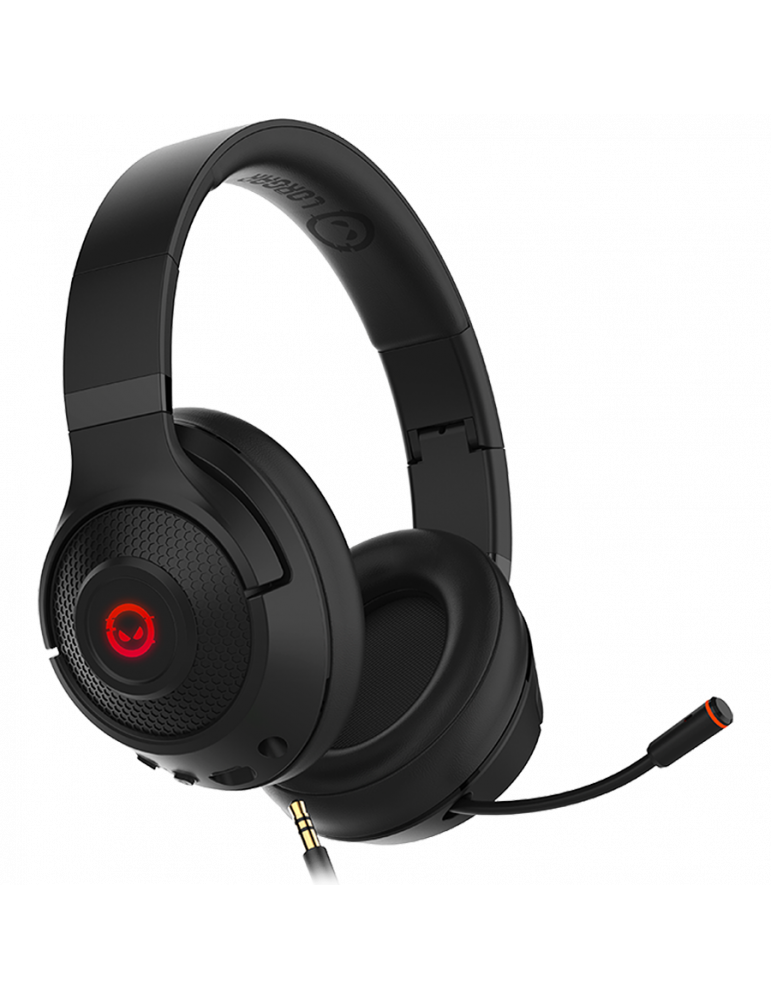 Bluetooth Геймърски слушалки с микрофон Lorgar Noah 501, BT 5.3 JL7006, battery 1000mAh, Black - LRG-GHS501