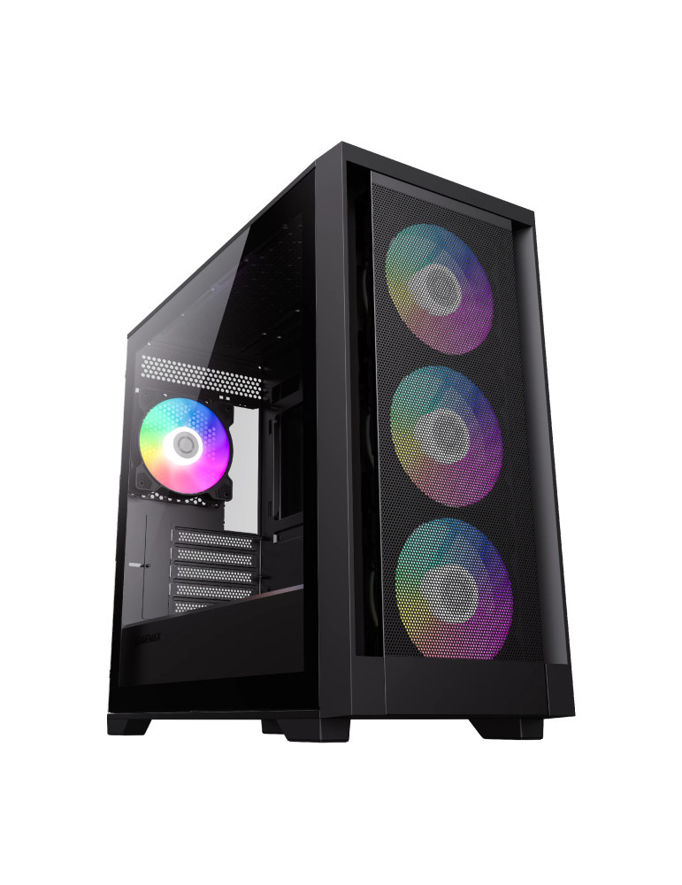 Геймърски компютър ION DEFENDER, ATX,  aRGB, процесор AMD Ryzen 5 5600XT, видео карта RX 7600 Fighter V2 8GB GDDR6, RAM 16GB(2x8GB) 3200MHz, SSD диск 1TB M.2 PCIe 4.0 NVMe