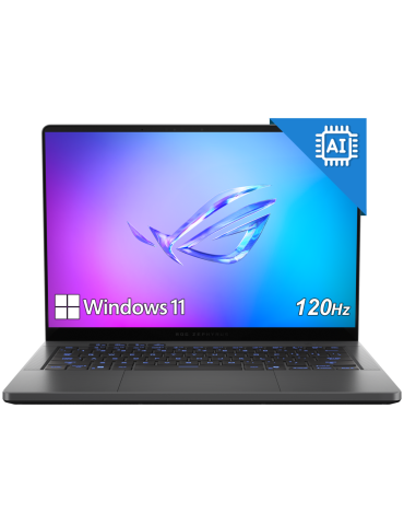 Гейминг лаптоп ASUS ROG Zephyrus 14" AMD Ryzen AI 9 HX 370, RTX 5070 Ti, 32GB LPDDR5X, 1TB SSD - 90NR0M53-M007P0 - 1