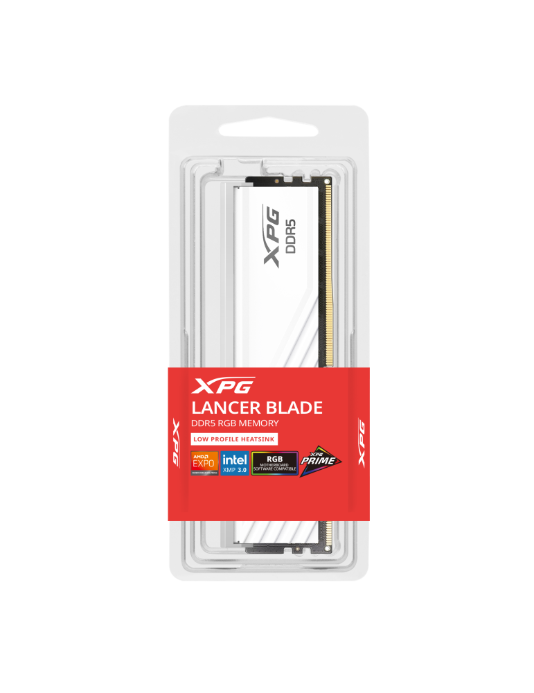 RAM памет ADATA XPG BLADE RGB 16GB DDR5 6000MHz, CL30-40-40, 1.1V - AX5U6000C3016G-SLABRWH - 3