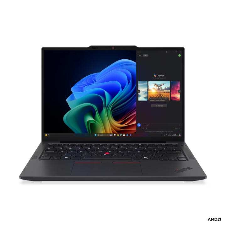Лаптоп Lenovo ThinkPad X13 Gen 6, 13.3" IPS 1920x1200, AMD Ryzen AI 7 PRO 350, 32GB LPDDR5X, 512GB SSD, Win 11 Pro - 21RM001JBM 