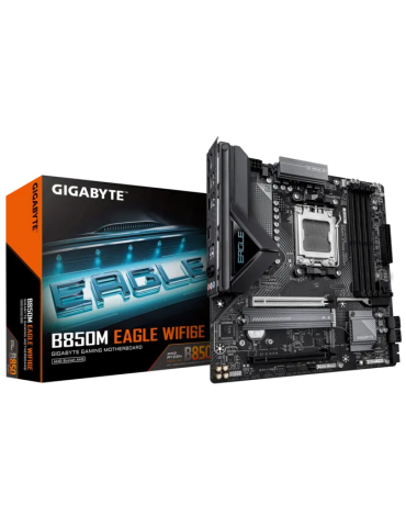 Дънна плата GIGABYTE B850M Eagle WiFi6E, AMD B850, DDR5, Wi-Fi 6E, Micro ATX - 1