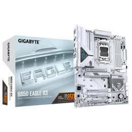Дънна платка GIGABYTE B850 Eagle ICE, AMD AM5, DDR5, ATX - 1