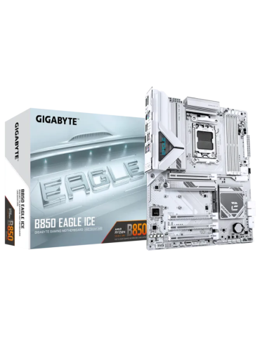 Дънна платка GIGABYTE B850 Eagle ICE, AMD AM5, DDR5, ATX - 1
