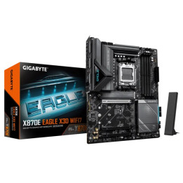 Дънна платка GIGABYTE X870E EAGLE X WiFi7, AMD Socket AM5, DDR5 поддръжка, PCIe 5.0, Wi-Fi 7  - 1