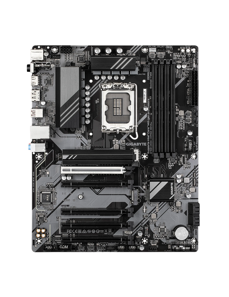 Дънна платка GIGABYTE B760 DS3H WiFi6E GEN5, LGA1700, Intel B760, DDR5, PCIe 5.0, Wi-Fi 6E - 2