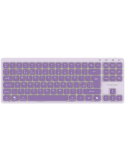 Механична геймърска клавиатура CANYON OnType 10, TKL 90 клавиша,  Low Profile, USB, White LED, 1.8m кабел - CNS-HKB10V - 1