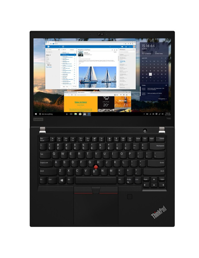 Реновиран лаптоп Lenovo ThinkPad T490, 14" LCD 1920x1080, Intel Core i5-8265U, 16GB DDR4, 512GB NVMe SSD, Win 11 Pro, 1 година г