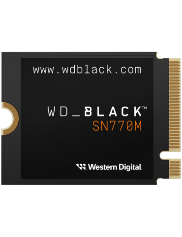 SSD диск Western Digital Black SN770M, 1TB NVMe M.2 2230 PCIe Gen4, 5150/4900 MB/s - WDS100T3X0G-00CHY0 - 1