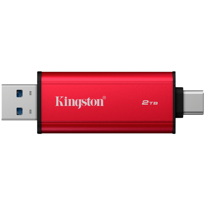 Външен диск Kingston Dual 2TB, USB 3.2 Gen 2, 1050MB/s - SPSD/2TB - 2