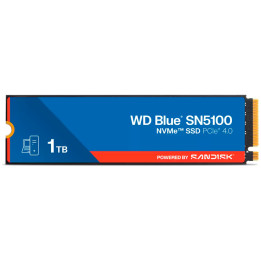 SSD диск Western Digital Blue SN5100, 1TB NVMe M.2 PCIe 4.0, 7100/6700MB/s - WDS100T5B0E-00CPE0 - 1