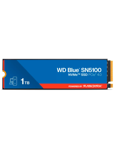 SSD диск Western Digital Blue SN5100, 1TB NVMe M.2 PCIe 4.0, 7100/6700MB/s - WDS100T5B0E-00CPE0 - 1