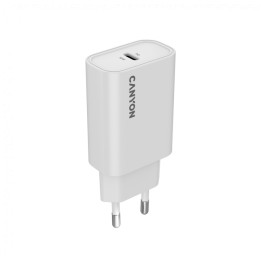 Захранващ адаптер CANYON OnCharge 30CL, 30W USB-C PD, AC 100-240V - CNE-CHA30CLW - 1