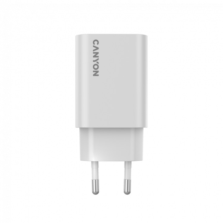 Захранващ адаптер CANYON OnCharge 30CL, 30W USB-C PD, AC 100-240V - CNE-CHA30CLW - 5