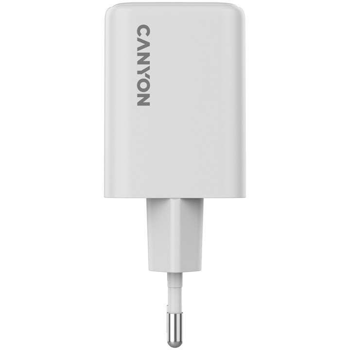 Зарядно устройство CANYON CU45CC, 45W 2xUSB-C PD/PPS GaN, EU - CNS-CUW45CC - 2