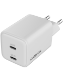 Зарядно устройство CANYON CU45CC, 45W 2xUSB-C PD/PPS GaN, EU - CNS-CUW45CC - 4