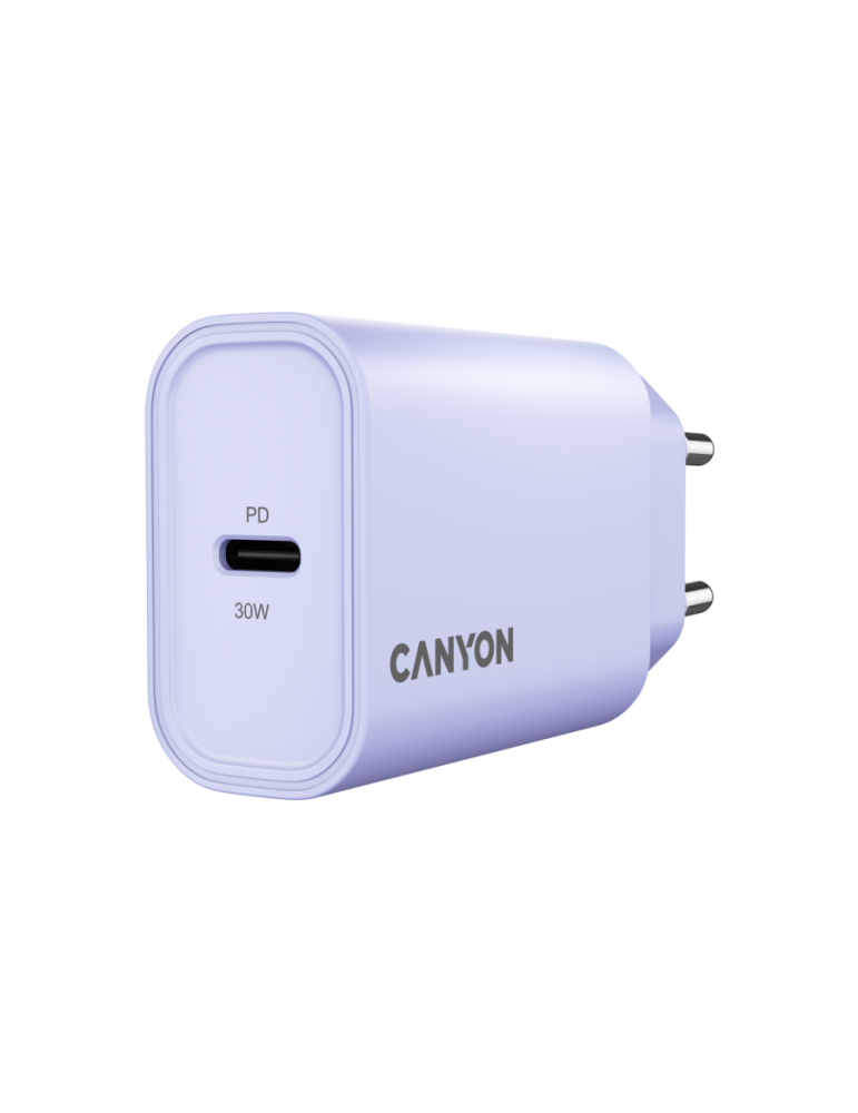 Зарядно устройство CANYON OnCharge 30CL Max Power, 30W USB-C Power Delivery, EU - CNE-CHA30CLPU - 2