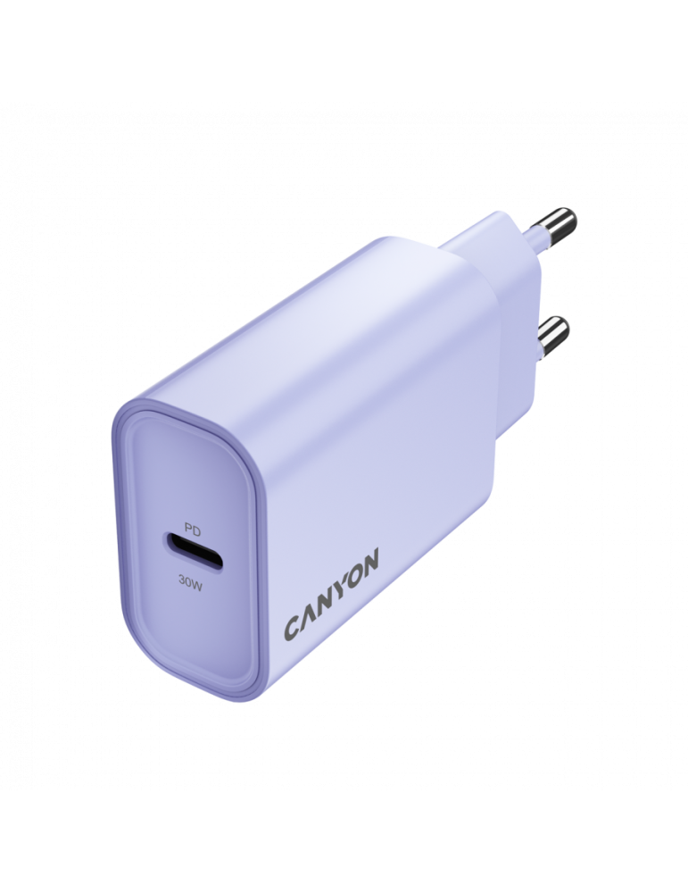 Зарядно устройство CANYON OnCharge 30CL Max Power, 30W USB-C Power Delivery, EU - CNE-CHA30CLPU - 3