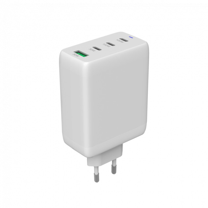 Захранващ адаптер CANYON CU100ACC, 100W GaN, 3x USB-C PD + 1x USB-A QC, EU - CNS-CUW100ACC - 5