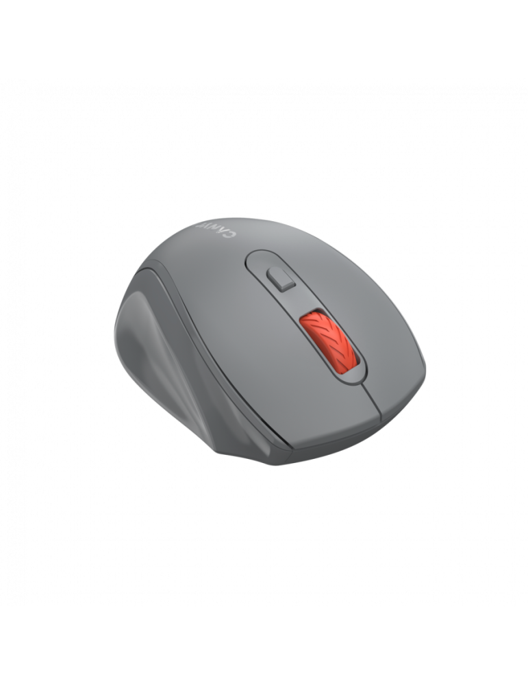 Безжична ергономична мишка CANYON OneClick 20, 2.4GHz, 6 тихи бутона, Оптичен сензор 1600 DPI, Ергономична - CNE-CMSW20DG - 2