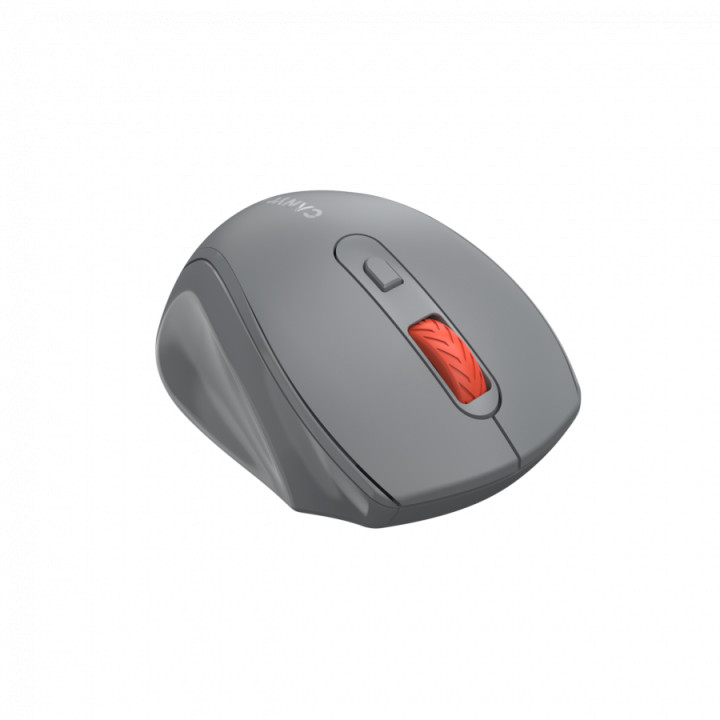 Безжична ергономична мишка CANYON OneClick 20, 2.4GHz, 6 тихи бутона, Оптичен сензор 1600 DPI, Ергономична - CNE-CMSW20DG - 2