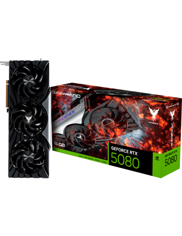 Видео карта GAINWARD GeForce RTX 5080 Phoenix, 16GB GDDR7, 256-bit, 10752 CUDA cores - NE75080019T2-GB2031X - 1