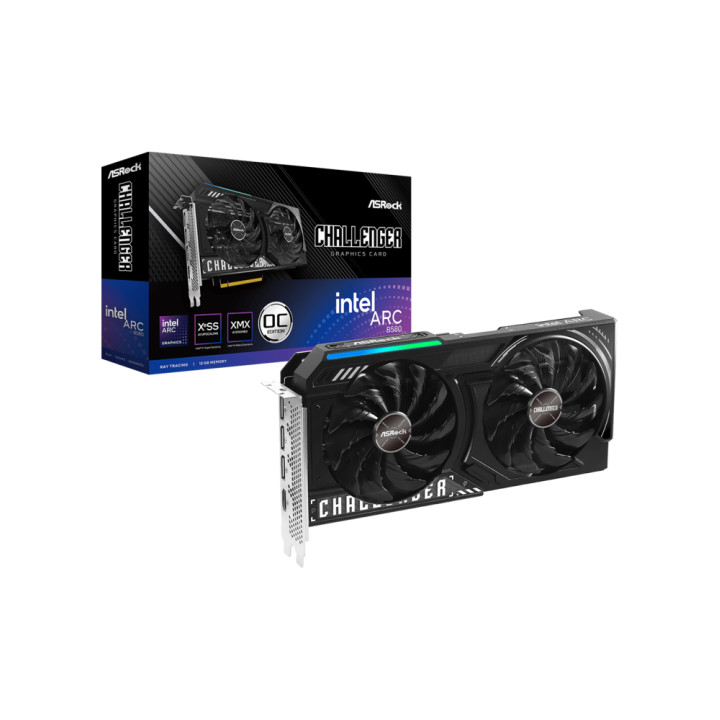 Геймърски компютър ION Hexform-G-BK-v2 с процесор AMD Ryzen 5 7500F, видео карта Intel ARC B580 Challenger 12GB OC, RAM памет 32GB(2x16GB) DDR5 5200MHz, SSD 512GB M.2 NVMe