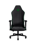 Геймърски стол Razer Iskur V2 X, Плат, Черен, Lumbar Arch, 152° рeclining, 2D подлакътници, Memory Foam възглавница - RZ38-05310