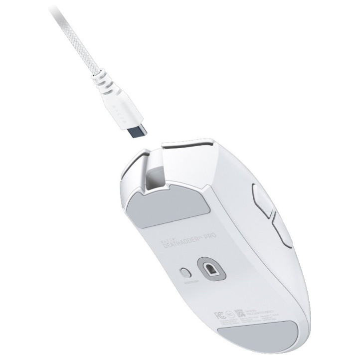 Професионална безжична геймърска мишка RAZER DeathAdder V4 Pro, 30000 DPI, RGB подсветка, безжична - RZ01-05330200-R3G1 - 5
