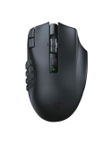 Професионална безжична геймърска мишка RAZER Naga V2 HyperSpeed, Геймърска, 18 программируеми бутона, 2.4GHz безжична - RZ01-036