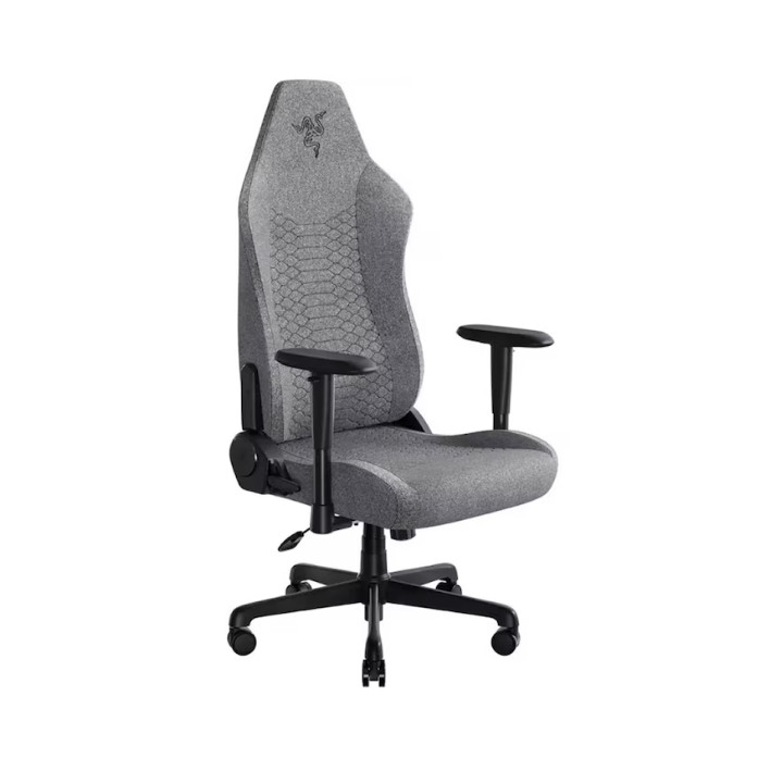 Геймърски стол RAZER Iskur V2 X, Light Grey Fabric, 24 месеца гаранция - RZ38-05310200-R3G1 - 1