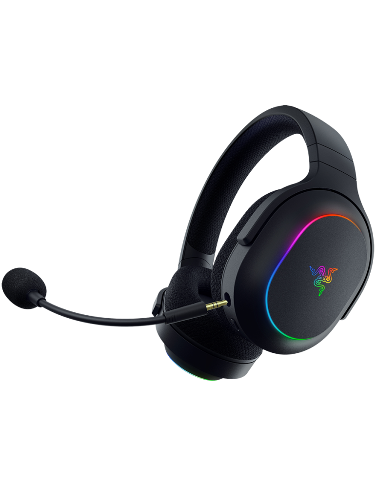Bluetooth гейминг слушалки Razer Barracuda X Chroma, 7.1 Surround, Wireless 2.4GHz/Bluetooth, 40mm динамични драйвери, 70ч батер