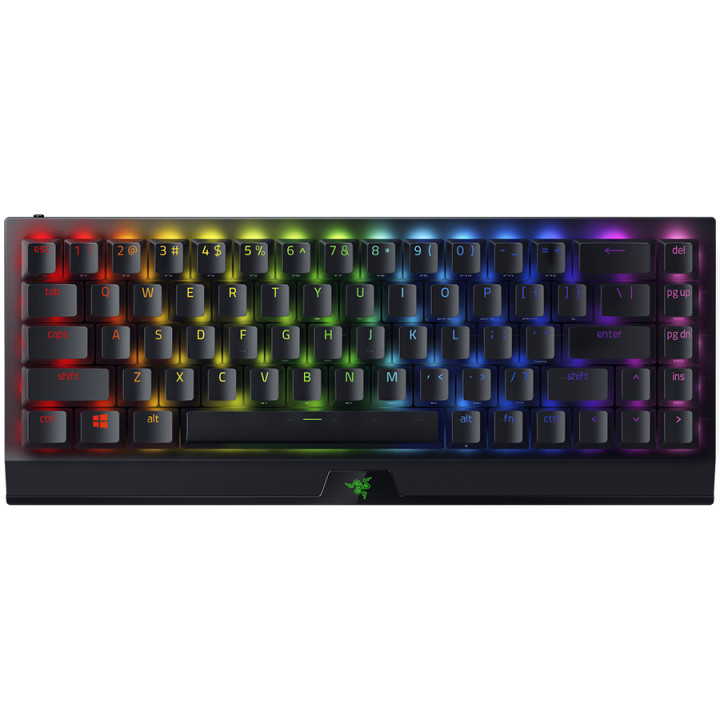 Безжична механична клавиатура Razer BlackWidow V3 Mini HyperSpeed, механична, безжична, 65%, Razer Green Switch, 80 млн. циклуса
