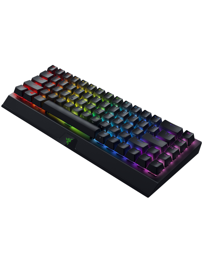Безжична механична клавиатура Razer BlackWidow V3 Mini HyperSpeed, механична, безжична, 65%, Razer Green Switch, 80 млн. циклуса