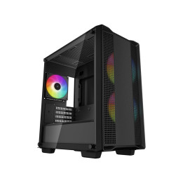Геймърски компютър ION CC360 A-RGB с процесор Intel Core i5-12400F, видео карта Intel ARC B580 12GB OC, RAM памет 16GB(2x8GB) DDR5 5200MHz, SSD 1TB M.2-2280 PCIe 4.0 NVMe 6000 MB/s / 4000 MB/s, водно охлаждане 240, Wi-Fi