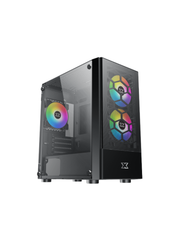 Геймърски компютър ION Oreo Black с процесор Intel Core i5-12400F, видео карта Nvidia GeForce RTX 5050 8GB GDDR6, RAM памет 16GB(2x8GB) DDR4 3200MHz, SSD 500GB M.2 NVMe