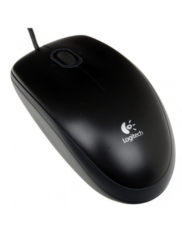Мишка Logitech B100, US, черен - 910-003357